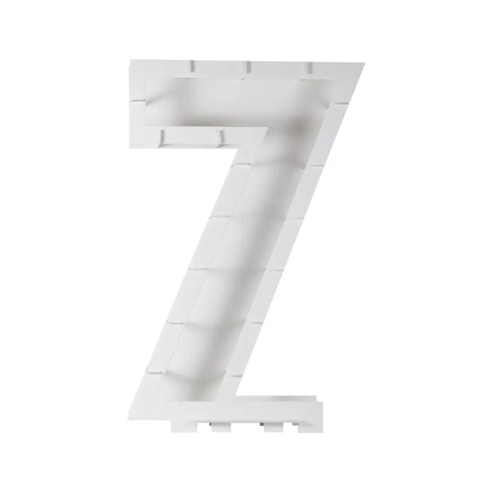 Witte Ballonnen Standaard 7 Jaar 81cm