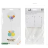 Witte Ballonnenstandaard Plastic 72cm