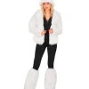 Witte Beenwarmers Pluche