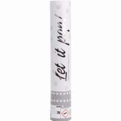 Witte Confetti Kanon 28cm