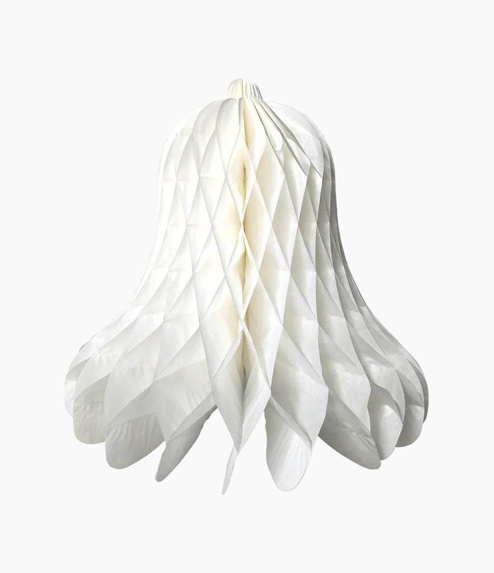 Witte Kerstklok 50cm