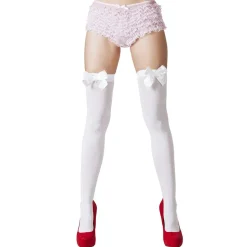 Witte Kousen met Strik 2st