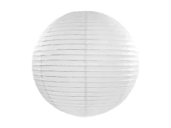 Witte Lampion Rond 35cm