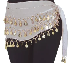 Witte Rok Buikdanseres 1,35m