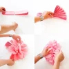 Witte Slinger Pompon 12cm 3m