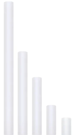 Witte Tule Rol 80cm 9m