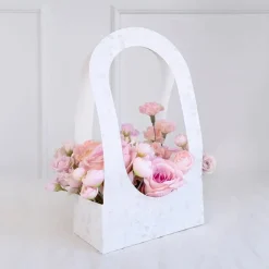 Witte Uitdeelbox Bloemenbak 38cm