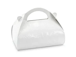 Witte Uitdeelbox Pareltakken 16cm