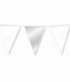 Witte Zilveren Slinger Metallic 10m