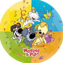 Woezel En Pip Borden 23cm 8st