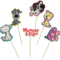 Woezel En Pip Cupcake Toppers 6st