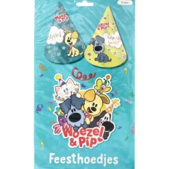 Woezel En Pip Feesthoedjes 15,5cm 6st