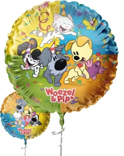 Woezel En Pip Folie Ballon Leeg 45cm