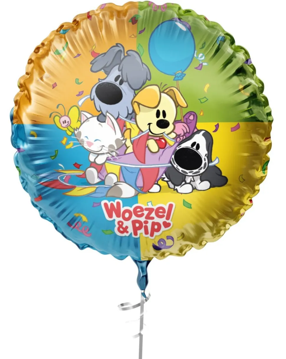 Woezel En Pip Folie Ballon Leeg 45cm