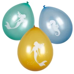 Zeemeermin Ballonnen 25cm 6st
