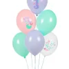 Zeemeermin Ballonnen 30cm 6st