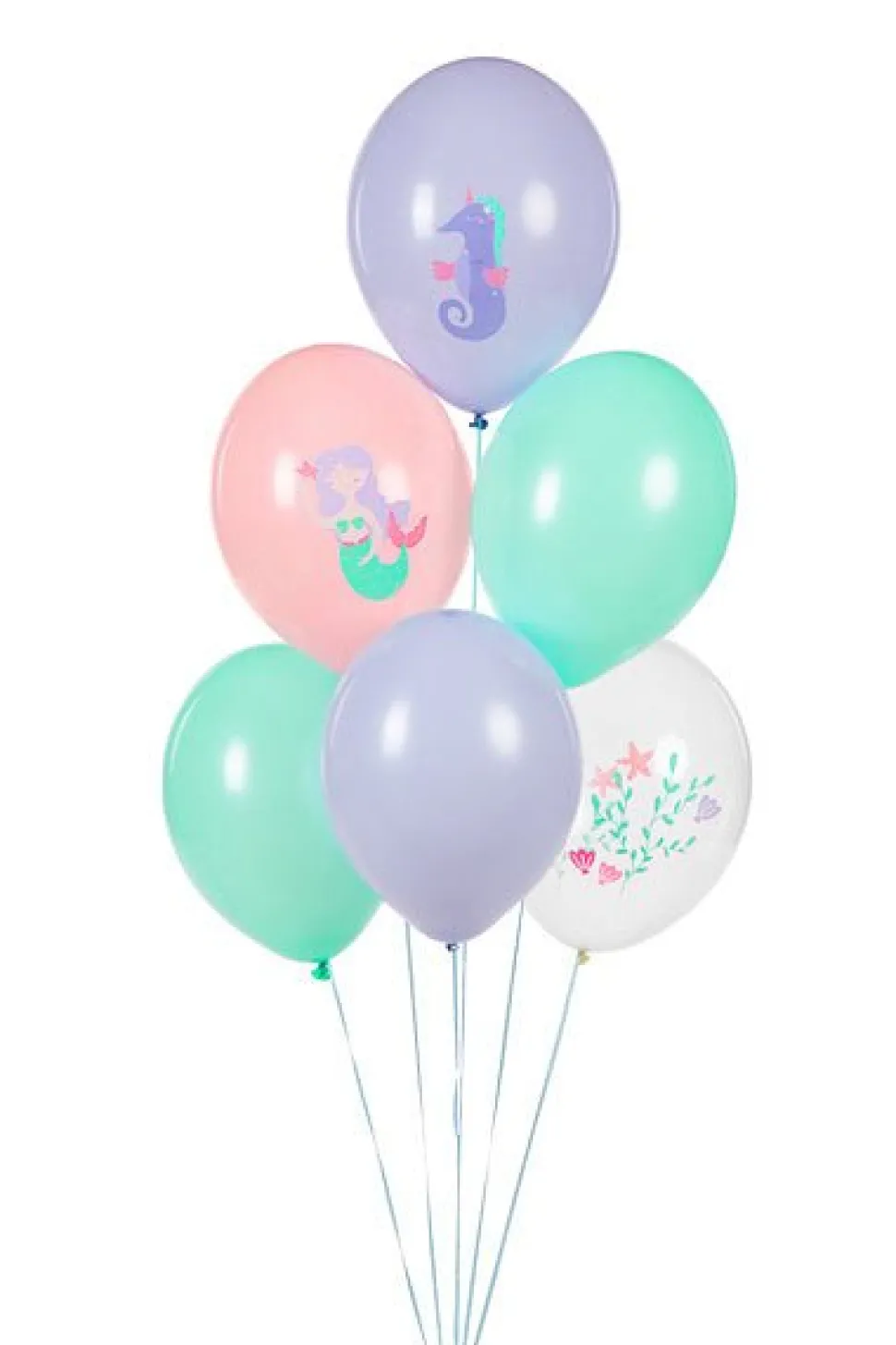 Zeemeermin Ballonnen 30cm 6st