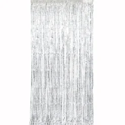 Zilver Deurgordijn Metallic 2m