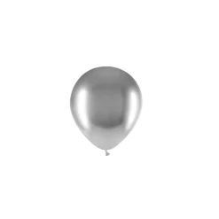 Zilveren Ballonnen Chroom 13cm 100st