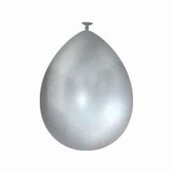 Zilveren Ballonnen Metallic 30cm 50st