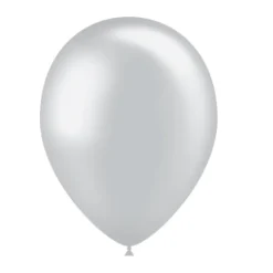 Zilveren Ballonnen Metallic 25cm 50st
