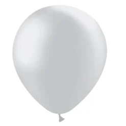 Zilveren Ballonnen Metallic 30cm 10st