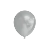 Zilveren Ballonnen Metallic 13cm 100st