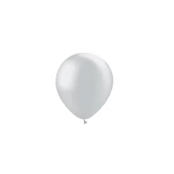 Zilveren Ballonnen Metallic 13cm 100st