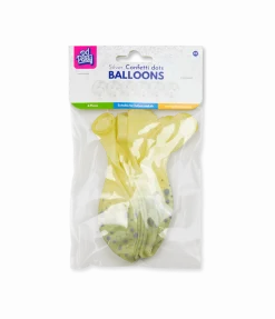 Zilveren Ballonnen Stippen 30cm 6st