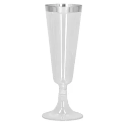 Zilveren Champagne Glazen 4st