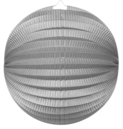 Zilveren Lampion Rond 23cm