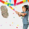 Zilveren Pinata 4 Jaar Holografisch 40cm