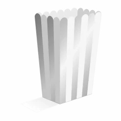 Zilveren Popcorn Bakjes 13,5cm 8st