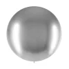 Zilveren Reuze Ballon Chroom 60cm