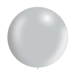 Zilveren Reuze Ballon Metallic 60cm