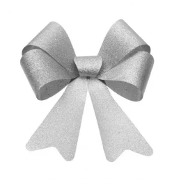 Zilveren Strik Glitter 51cm