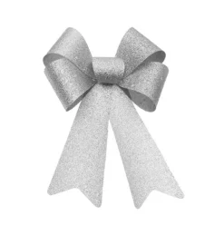 Zilveren Strik Glitter 39cm