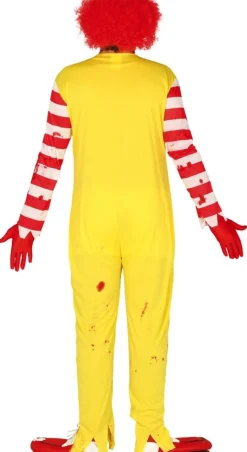 Zombie Clown Halloween Kostuum Heren L