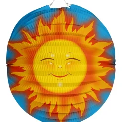 Zon Lampion Gekleurd 22cm