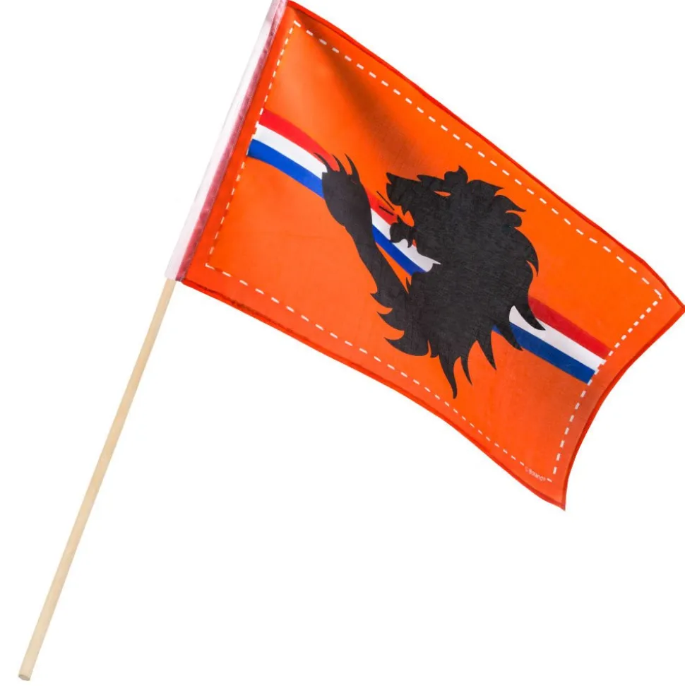 Zwaaivlag Leeuw 76cm