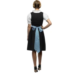 Zwart Blauwe Dirndl Jurk Oktoberfest Dames