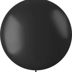 Zwarte Ballon Midnight Black 80cm