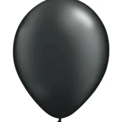 Zwarte Ballonnen Metallic Basic 30cm 10st