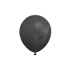 Zwarte Ballonnen Metallic 13cm 100st
