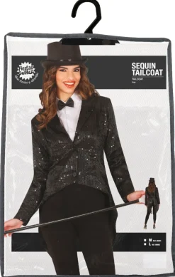 Zwarte Blazer Dames Pailletten