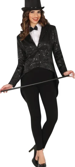 Zwarte Blazer Dames Pailletten