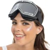 Zwarte Skibril Zilveren Strass Kiss Me