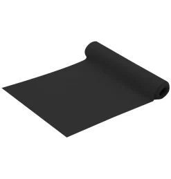 Zwarte Tafelloper Effen 5m