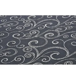 Zwarte Tafelloper Glitters 5M 36cm