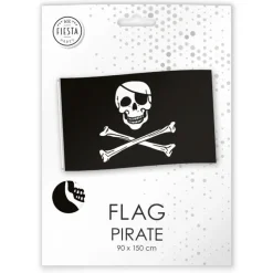 Zwarte Vlag Piraten 1,5m